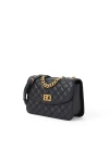 Charles Keith Chain Shoulder Bag Diamond Bag Black